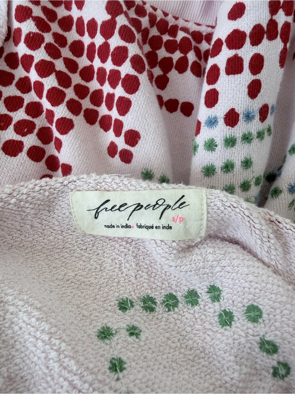 Free People Keepsake Oversized Hoodie in Heart Combo - Picture 6 of 12